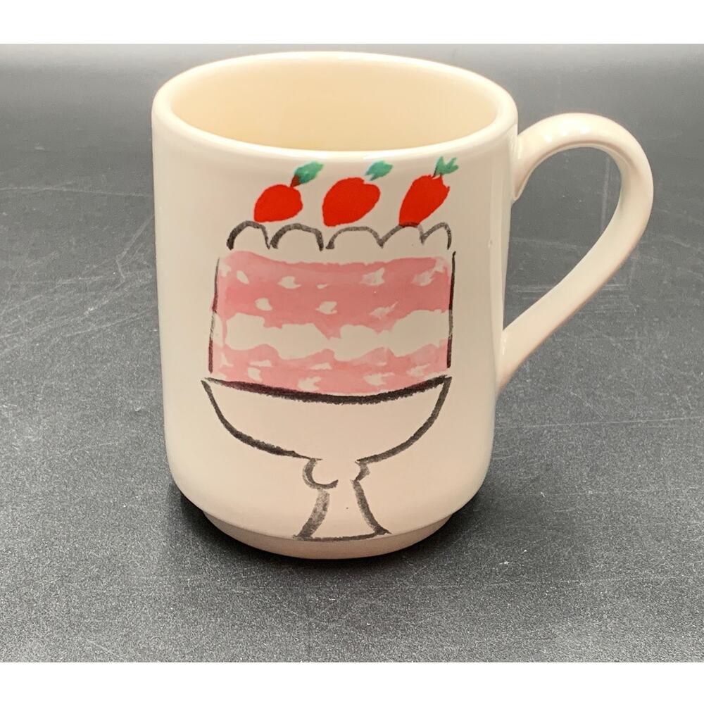 Kate Spade Cake Mug, Kate Spade Mug for her, Gift for Bakers, Cake Lover Gift